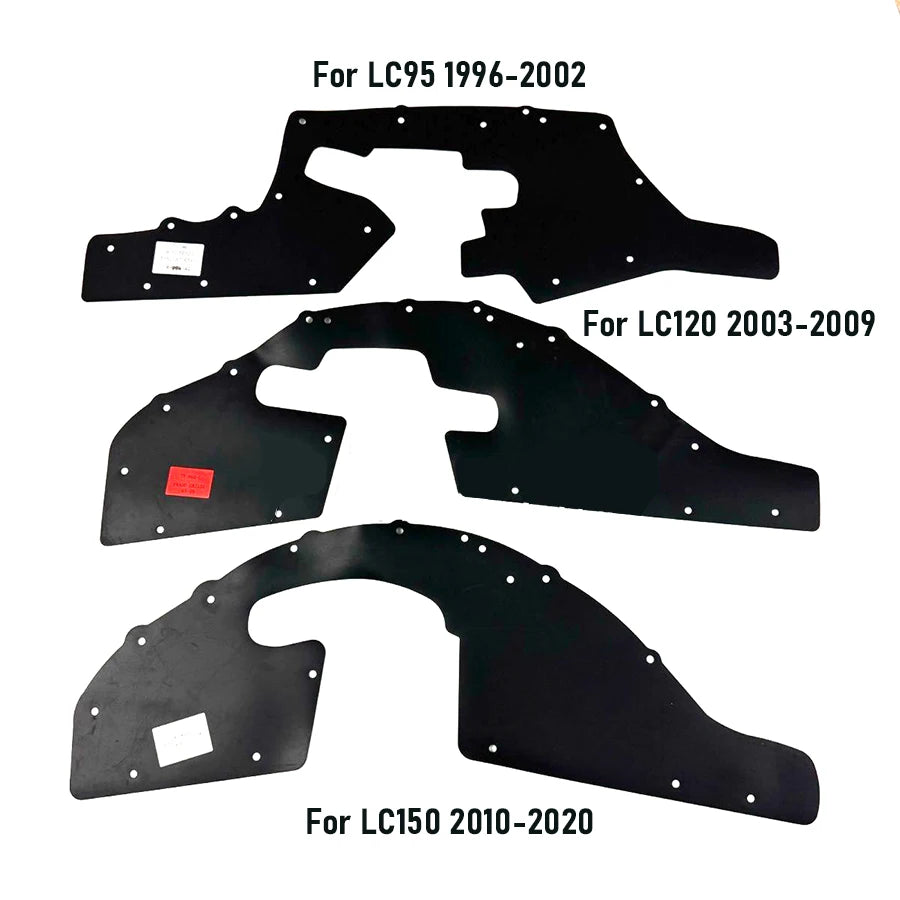 2Pcs Front Mud Flaps Splash Guards Mudflaps Fender Liners Shield Apron SealFor Toyota Land Cruiser Prado LC95 LC120 LC150