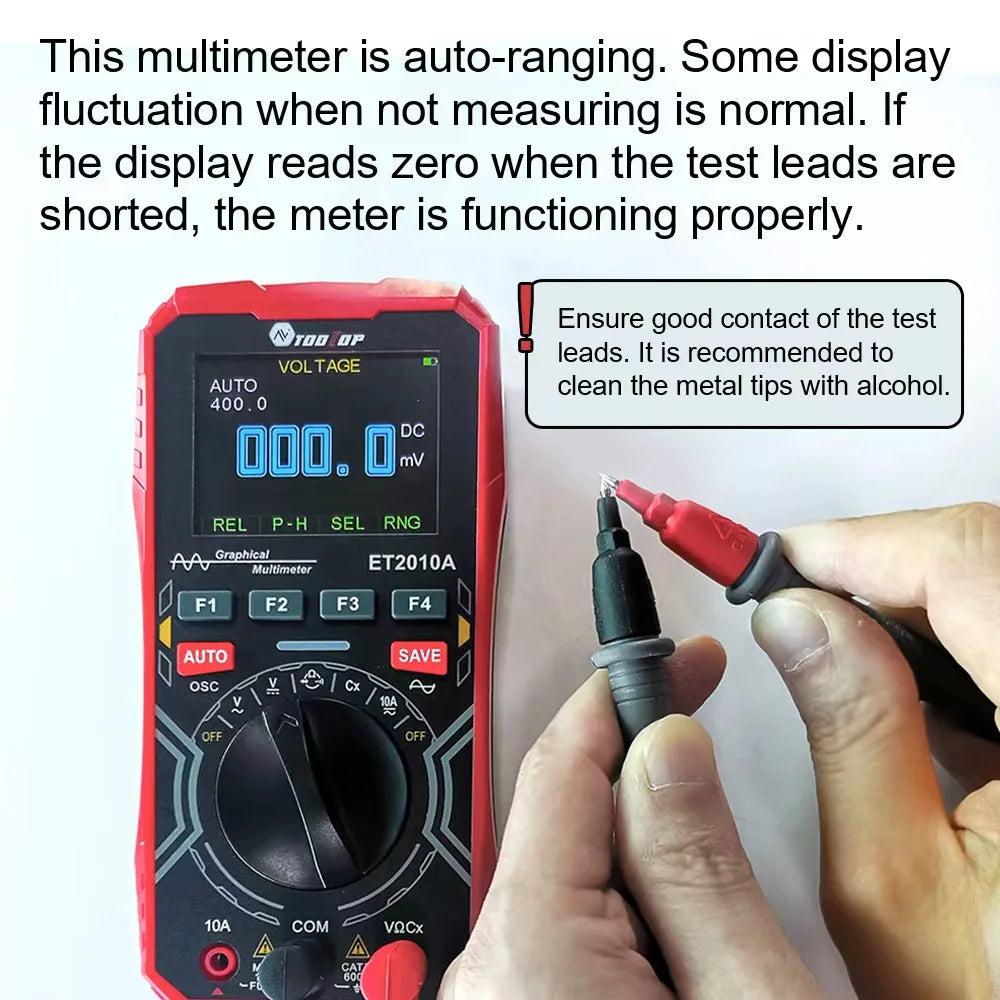 Oscilloscope multimètre portable ET2010A