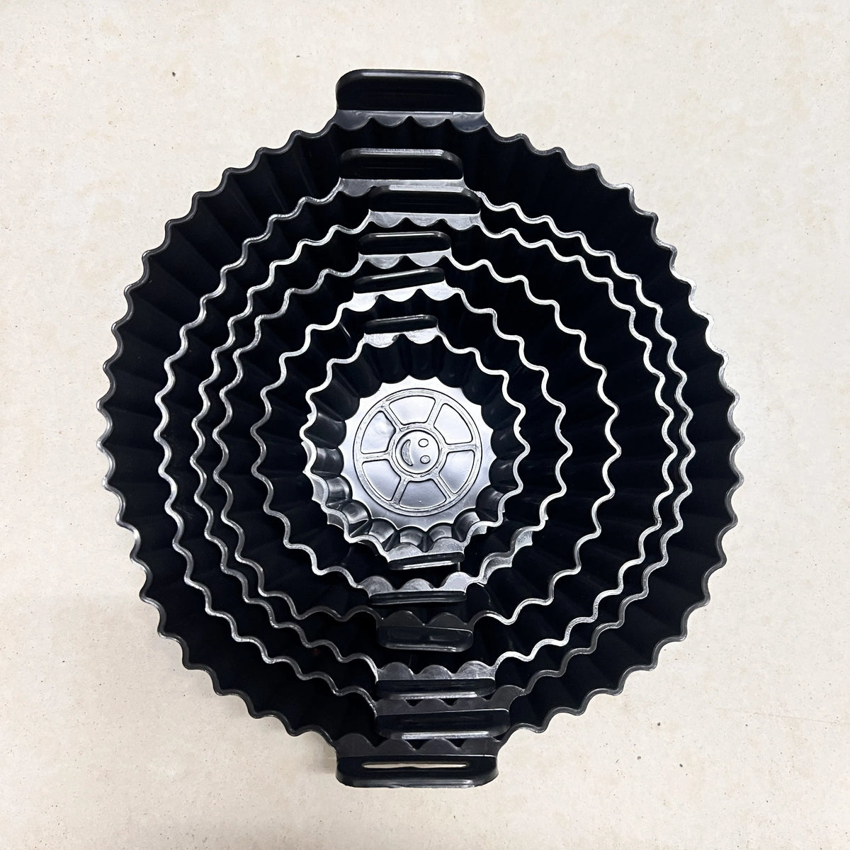 Silicone Air-Fryer Mats, 6-Piece Colour Options
