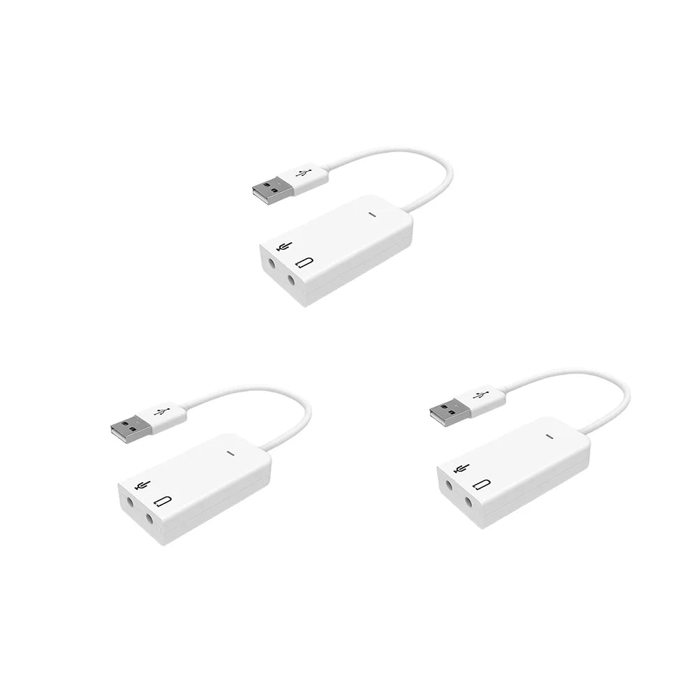 Zvočni adapter USB s priključki 3,5 mm