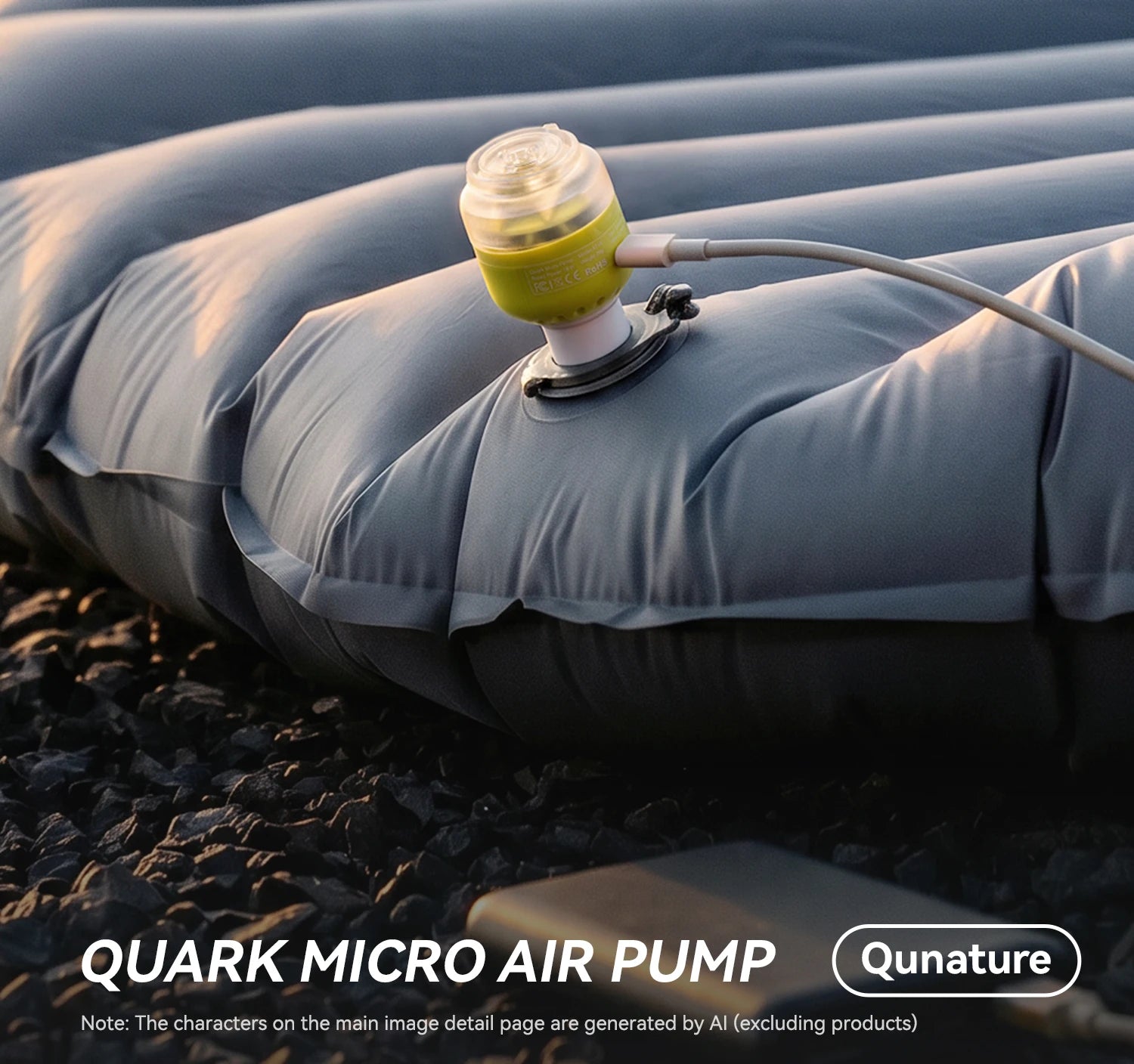 Lightweight 5kPa Mini Air Pump for Camping Mats and Tubes