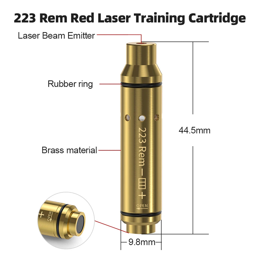 223Rem Dry Fire Training Kit – Type-C, Instant Feedback, Adjustable, Safe for Home