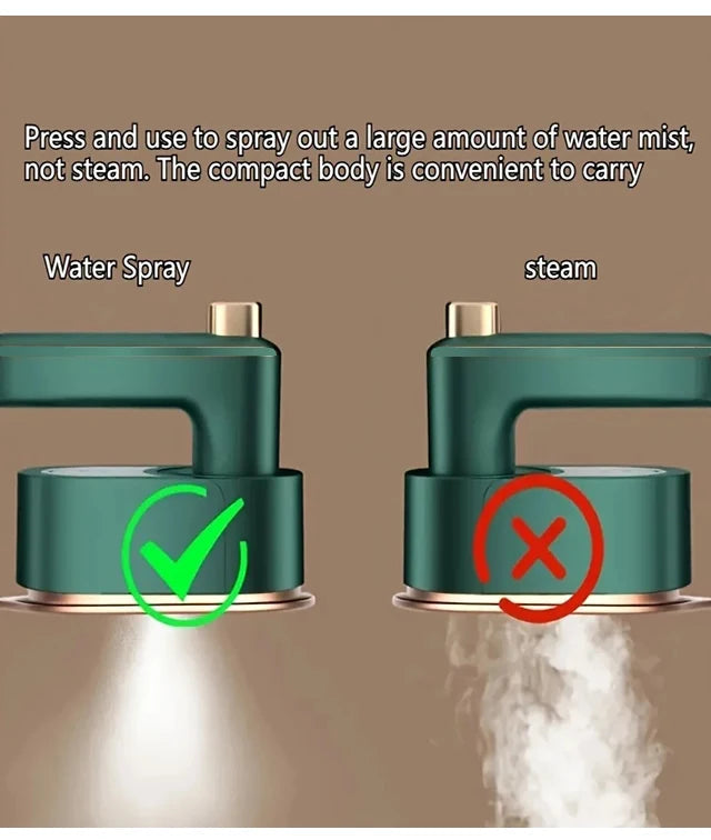 2-in-1 Handheld Steam Iron Garment Steamers Ironing Machine Travel Portable Ironing Machine Garment Ironing Machine Steamer 