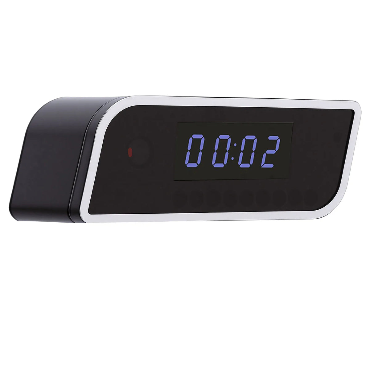 FHD Clock Camera FHD WiFi Camera Clock Indoor Wireless Security Camera with LED Time Display Motion Detection WiFi Camera Clock