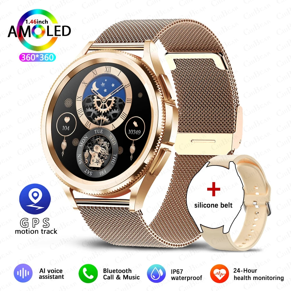 1.46-Inch Round Smartwatch with Calling Features