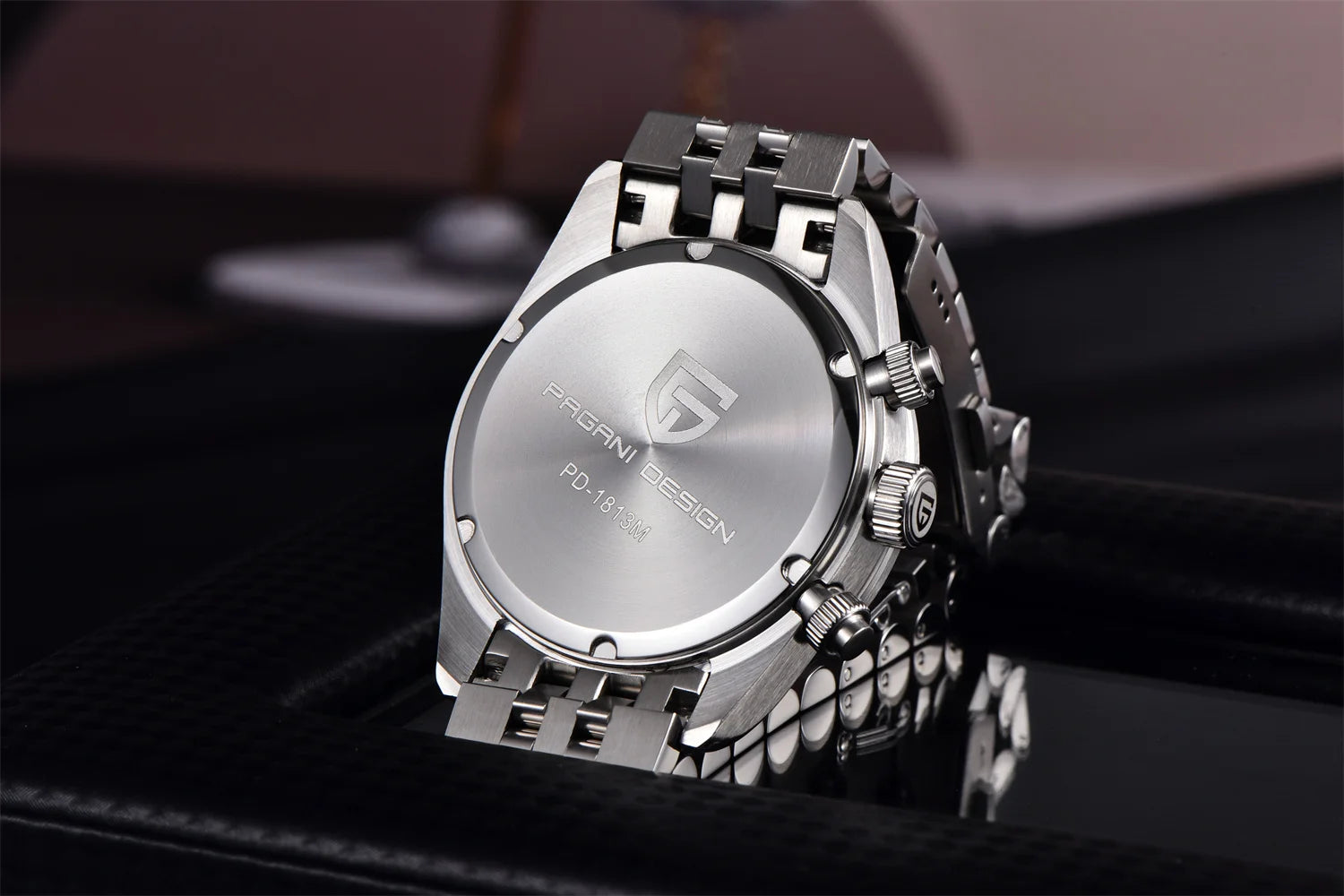 Pagani Design BB Panda kronograf ur i rustfrit stål 100M