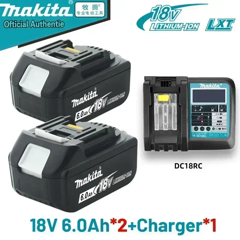 Makita 18V Battery 6.0Ah Rechargeable Power Tool Battery