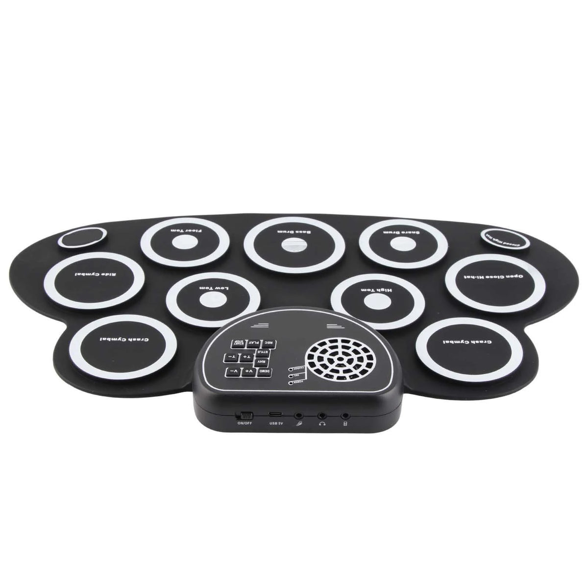Aufwickelbares elektronisches Schlagzeug-Pad-Set