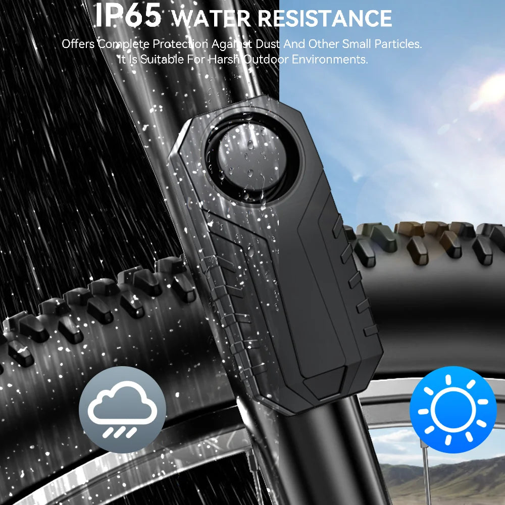 113dB Wireless Motorcycle Alarm with Remote Control