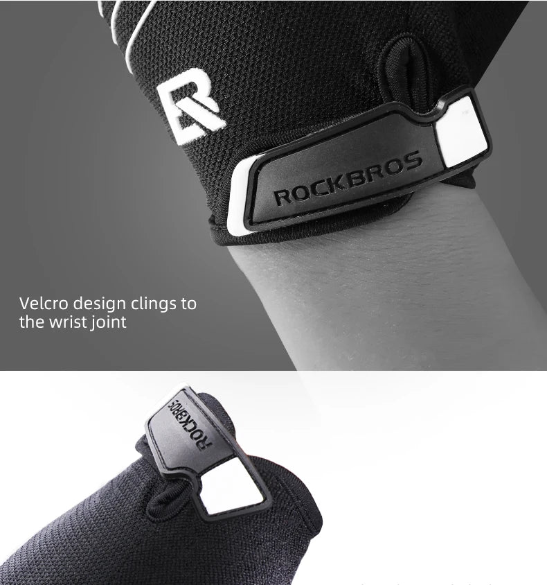 Luvas de Ciclismo ROCKBROS Luvas de Bicicleta com Almofada de Espuma Amortecedora Luvas Curtas de Meio Dedo Antiderrapantes Respiráveis para MTB DH Luvas para Homens