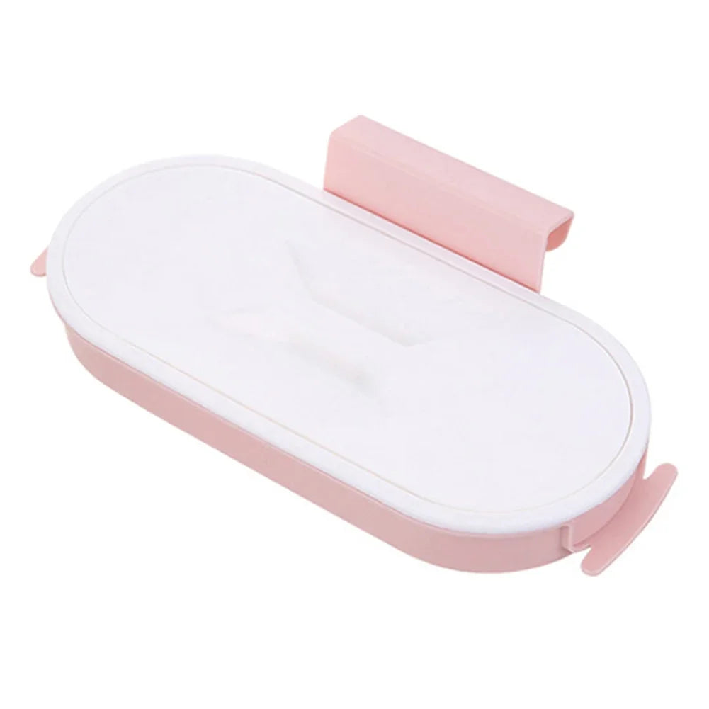 Over-Cupboard Rubbish Bag Holder with Lid