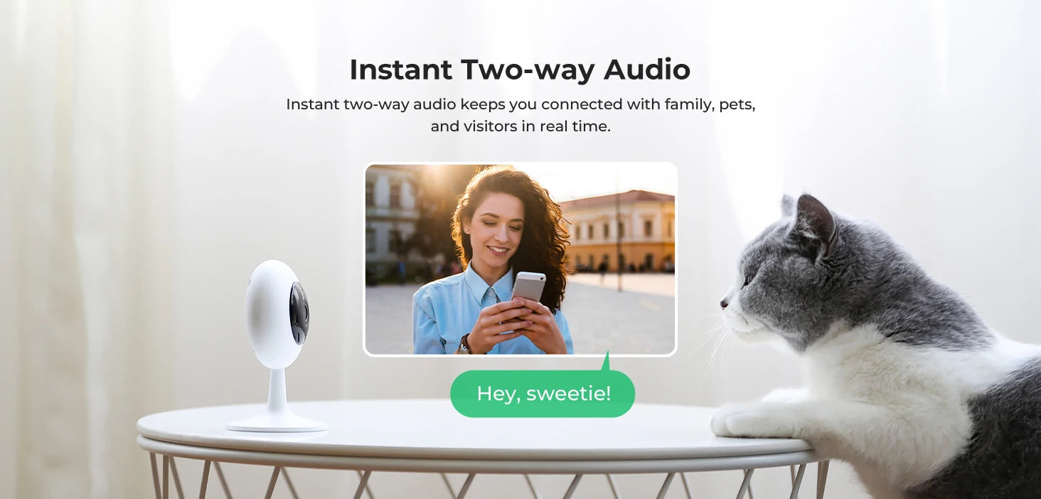 IMILAB SC230 2.5K Indoor Wi-Fi Security Camera with AI Detection