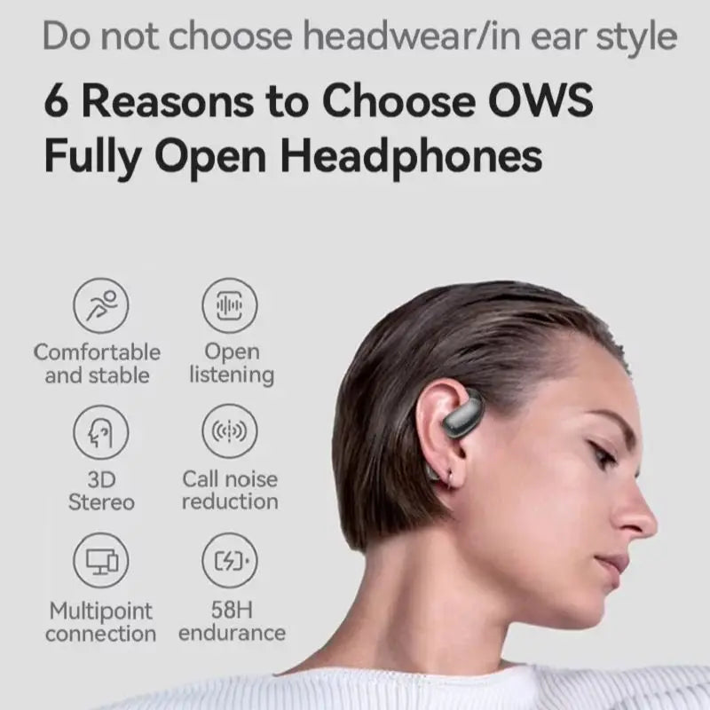 [AI Translator Earphone]MINISO X28 Wireless Headphones Bluetooth 5.4 HiFi IPX5 Waterproof Sports Bass Powerful 16H Battery Life 