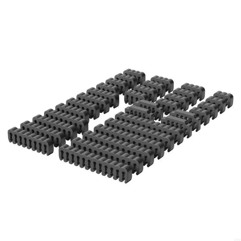Acrylic PC Cable Combs, 34-Piece Set