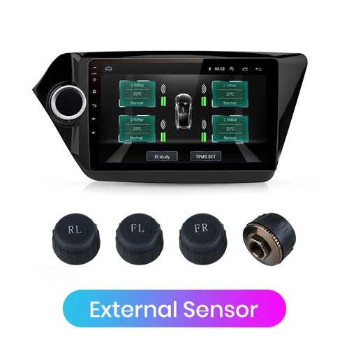 USB Tire Pressure Monitoring System with Internal Sensors