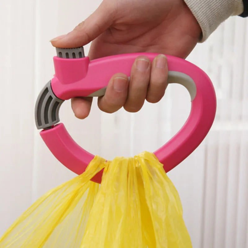 A alça ergonómica da bolsa de compras facilita as compras e o transporte de itens domésticos com uma pega confortável