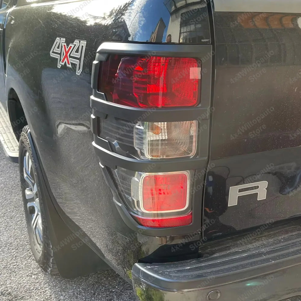 HeadLight Covers Side Vent Guard Trim Tail Lights Cover For Ford Ranger 2015-2022 Wildtrak XLT XLS XL Door Handle Insert Bowl