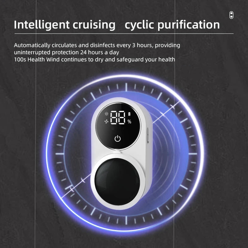 Mini Portable Rechargeable Travel Toothbrush Sterilizer Induction Switch with Charge Display UV Toothbrush Sterilizer Case 