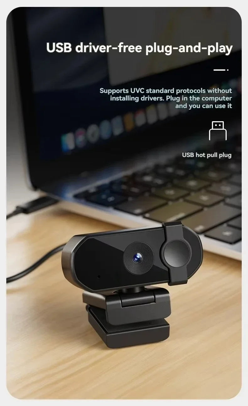 USB Webcam - 1080p, 2K or 4K Options