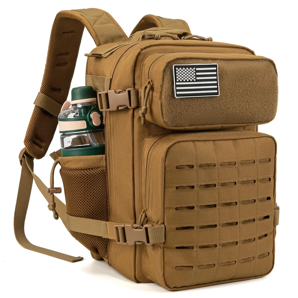 25L Tactical Backpack for Hiking, Travel, Camping and School