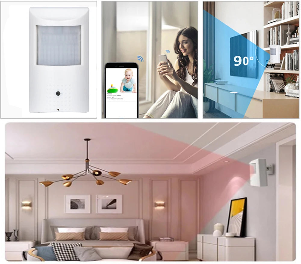 Tuya 6MP Mini WiFi Indoor Security Camera with Two-Way Audio