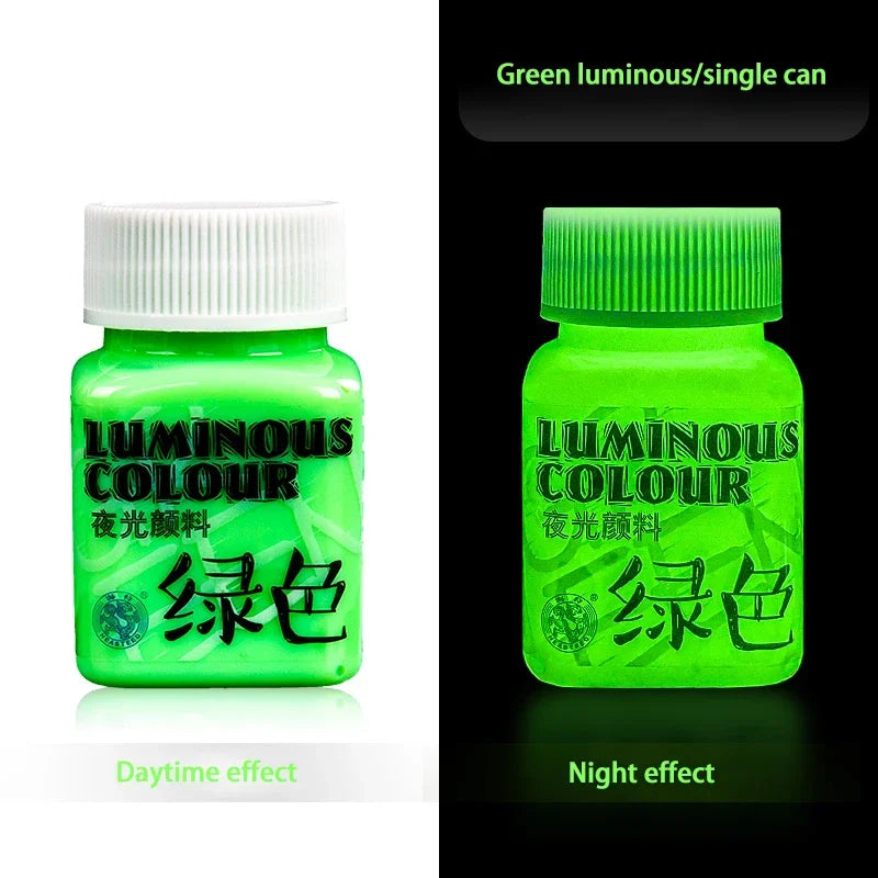 58ML Fluorescent Acrylic Pigment – Glow in the Dark