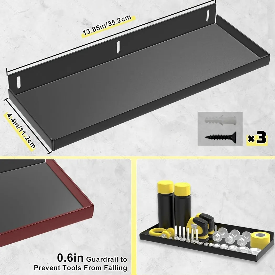 Wall-Mounted Tool Organiser, Screwdriver, Hammer or Tray Options
