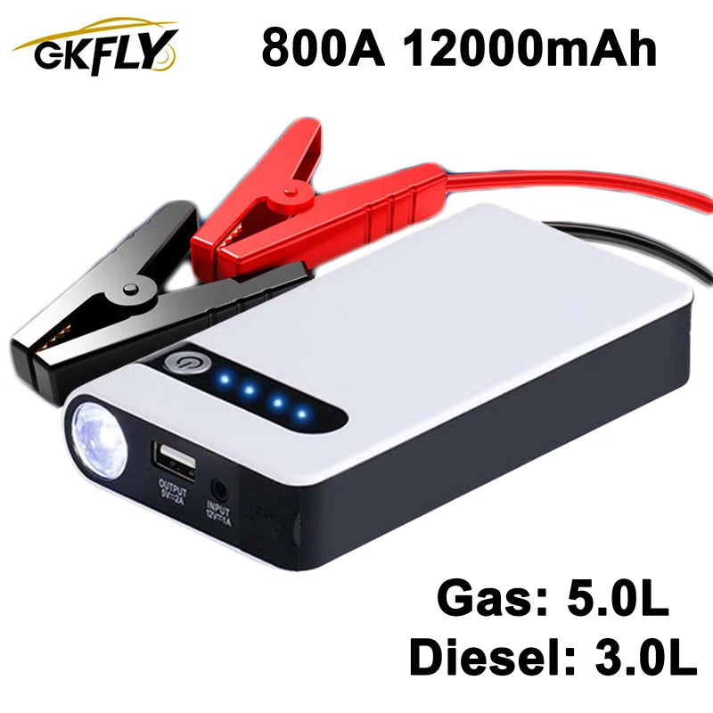 Portable Car Jump Starter & Emergency Power Bank