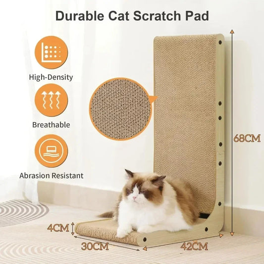 Cat Scratcher Cat Scratching Post Vertical Wear-resistant Scratch-resistant Cats Scratching Board Cats Toy Furniture Protector Spy-shop.com