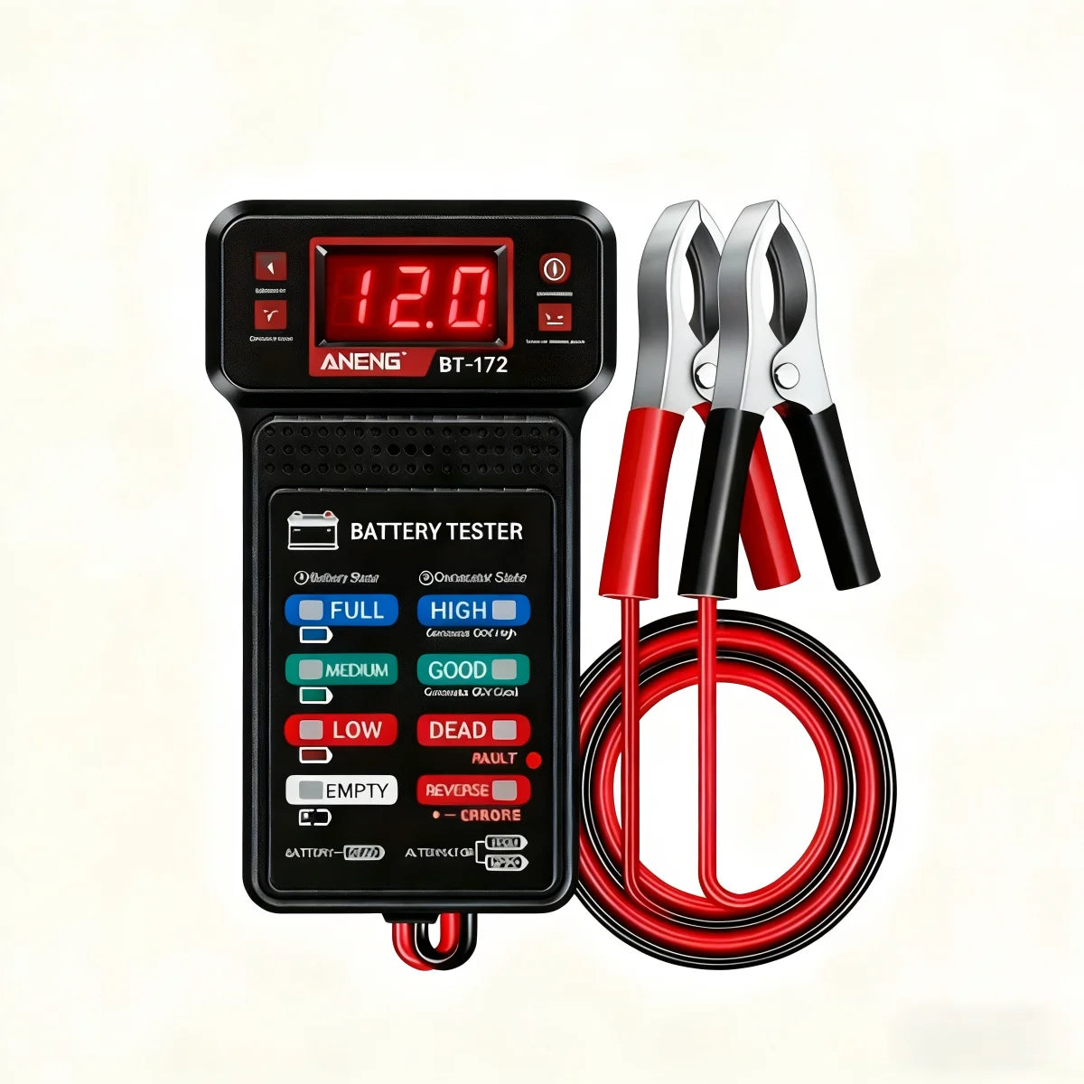 Smart Car Battery Tester, Suitable for Home Self-Checking/Repair Shops, One-Click Diagnosis of Life Span and Capacity, Quick Fault Identification, Intuitive Data Display, Compatible with Multiple Car Models, a Tester That Can