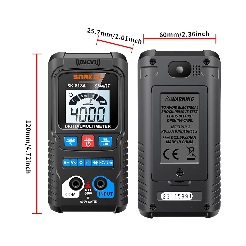 SK-818A Auto-Range Digital Multimeter