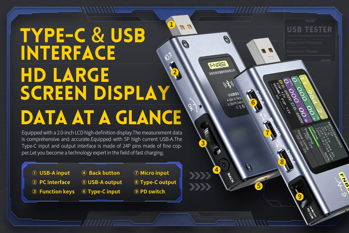 FNB58 USB-Spannungs- und Stromtester