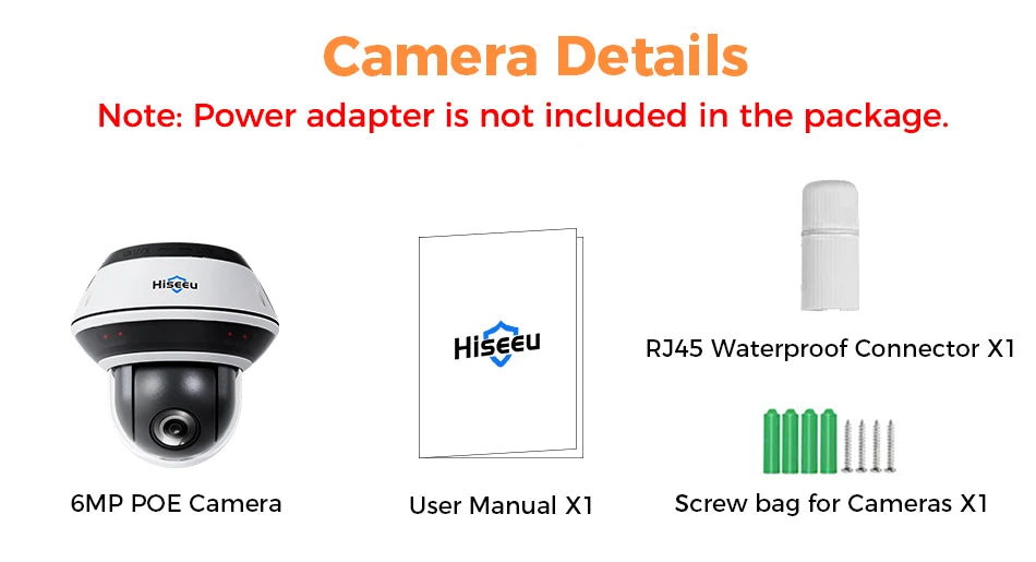 6MP Vandal-Proof PoE IP Dome Security Camera with Zoom