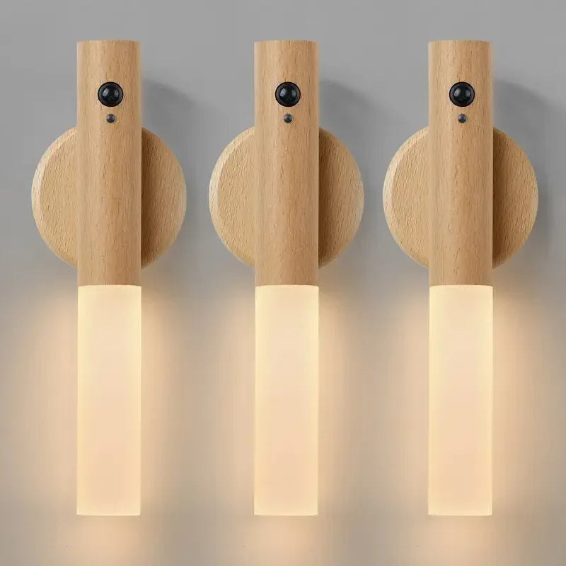 Rechargeable Magnetic Motion-Sensor Wall Light