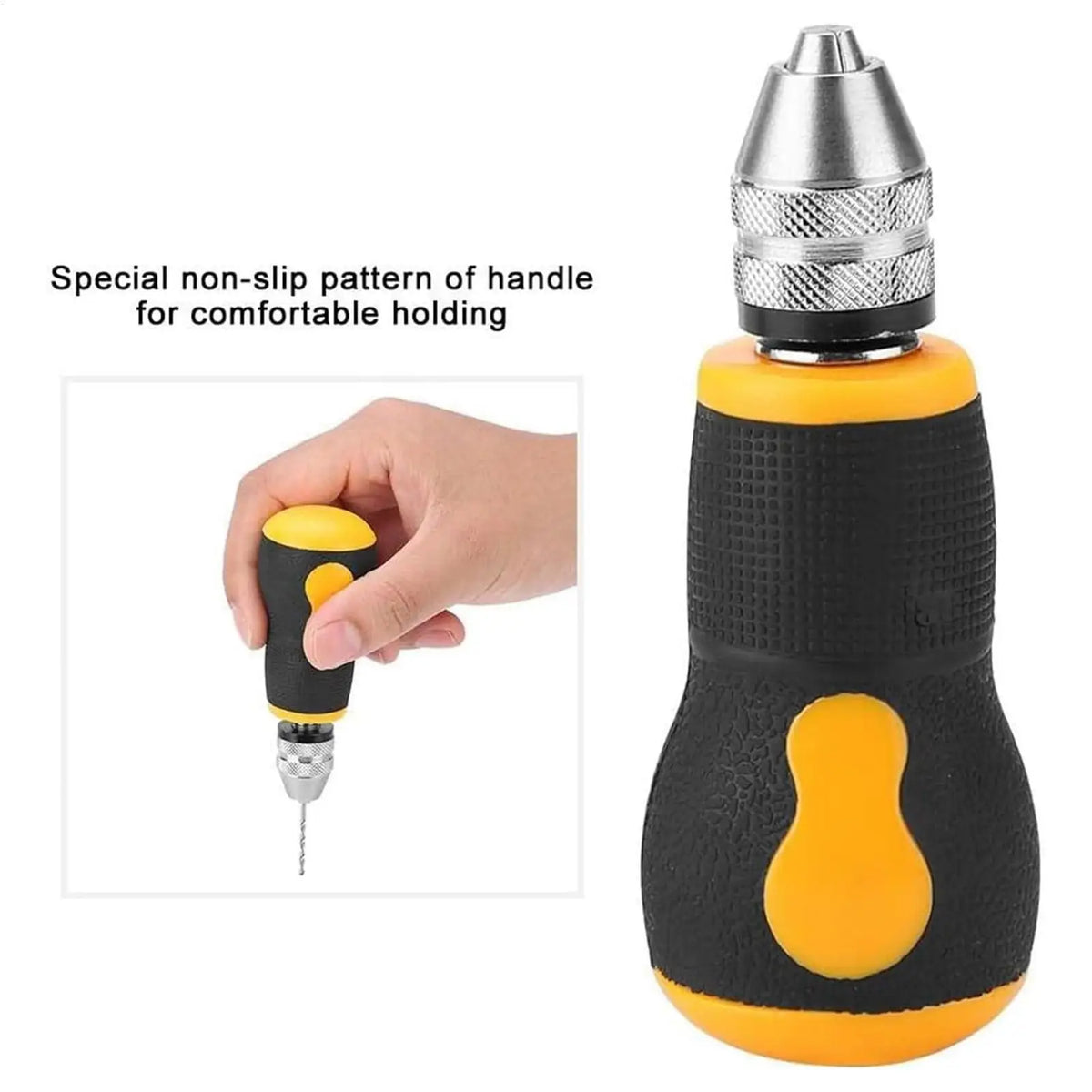 Mini Manual Craft Drill with Ten Bits
