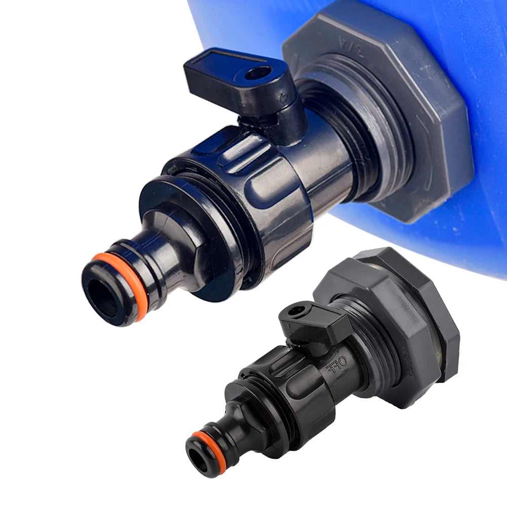 Rain Barrel Valve and Hose Connector Fittings
