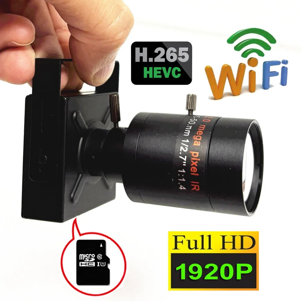 Mini WiFi IP-säkerhetskamera med 5MP-inspelning