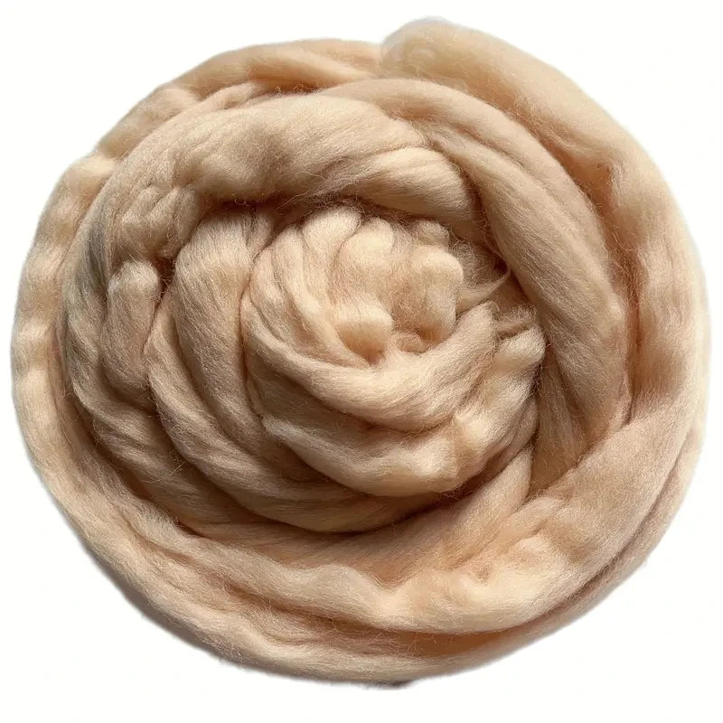 Wool Roving for Felting and Spinning, 100 g