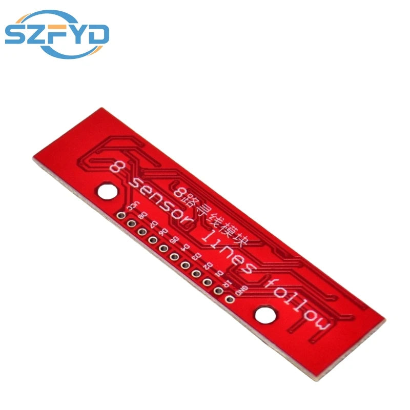 8-Channel Infrared Line-Tracking Sensor Board