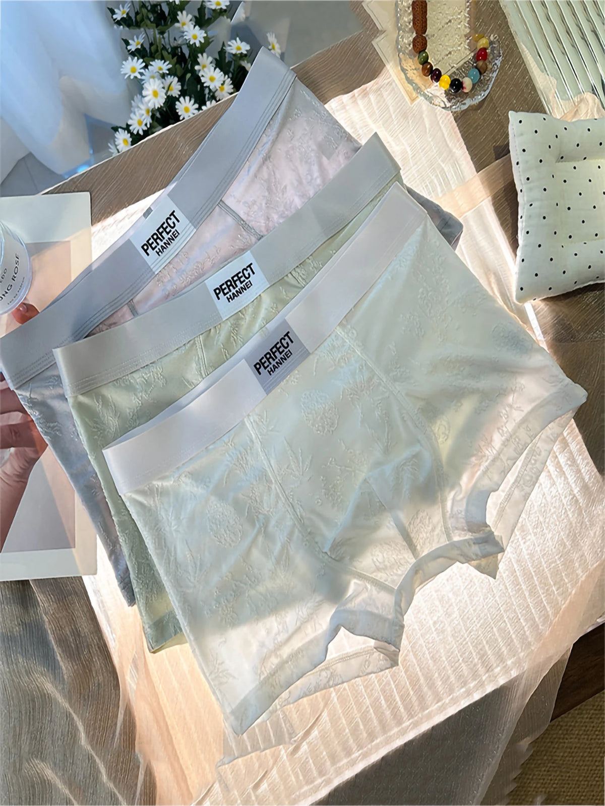Men's Stretch Nylon Boxer Briefs, 3 Pack