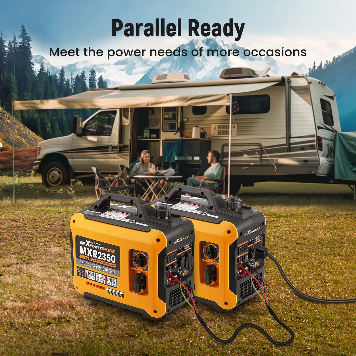 4-Stroke Portable Inverter Generator 2kW 230V with USB Port for Camping for RV