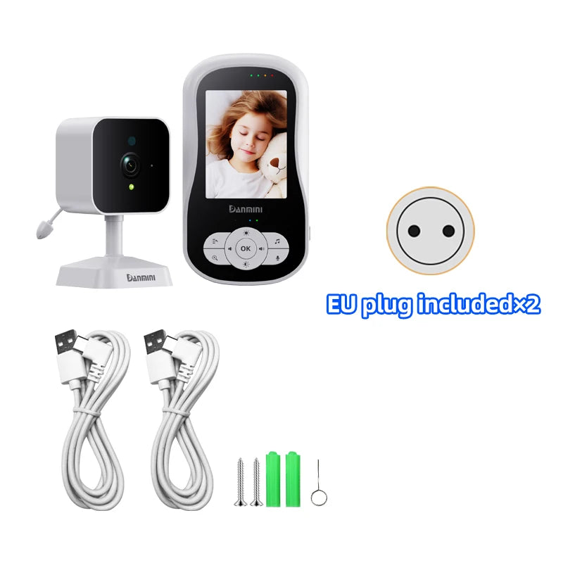 Monitor de bebé inalámbrido de 2.8 pulgadas para video