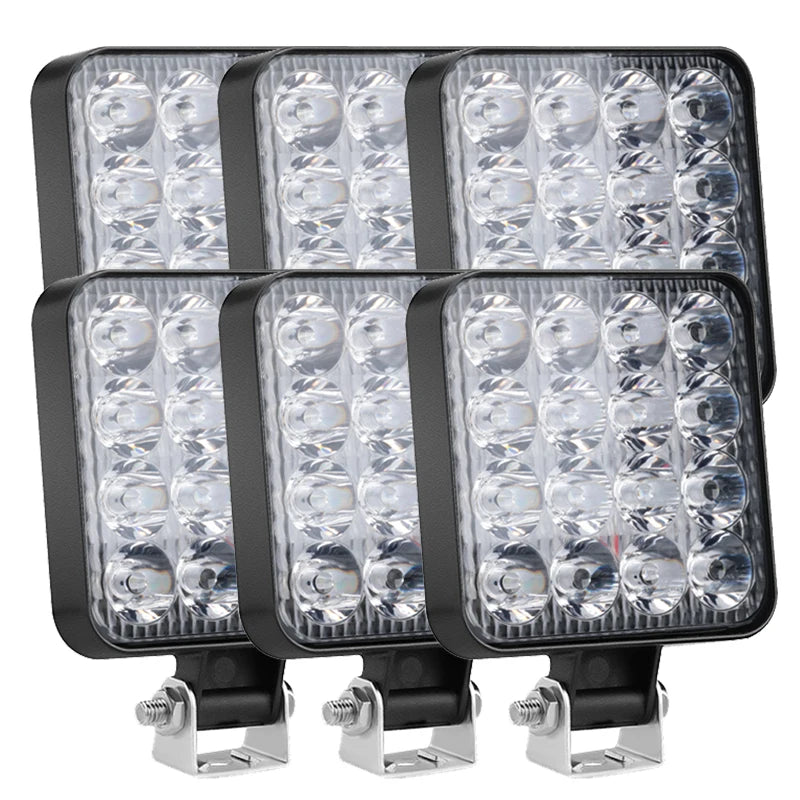 48W 16 LED 12V 24V LED Work Light Bar