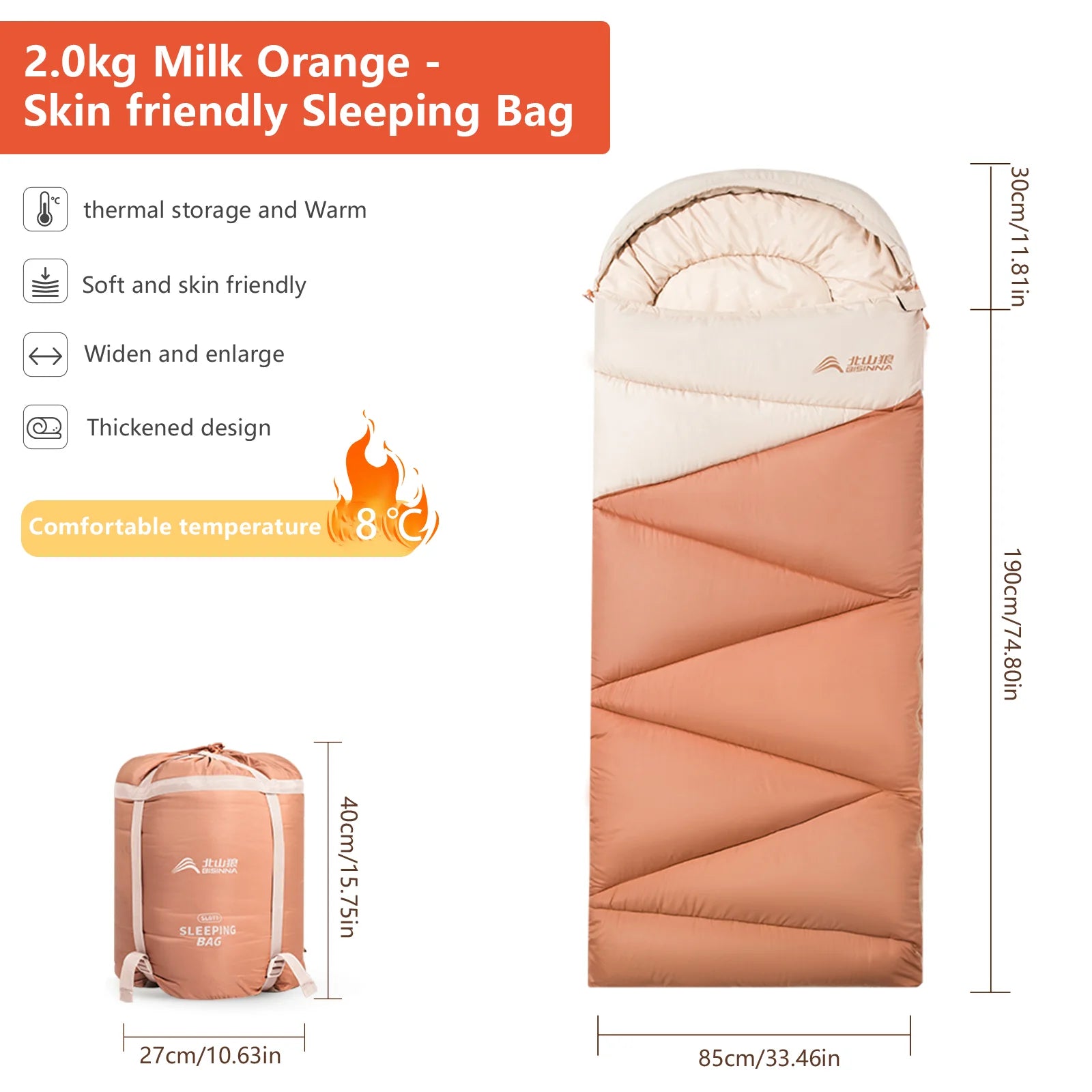 Ultralight 4 Season Camping Sleeping Bag