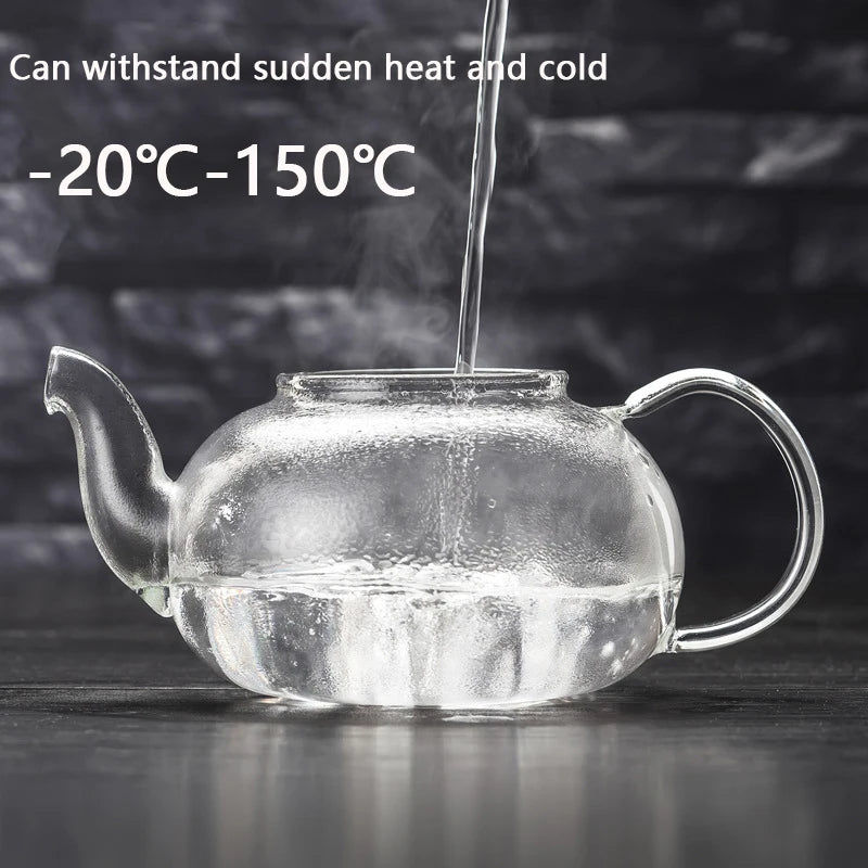 Borosilicate Glass Teapot with Infuser, 400–1000ml