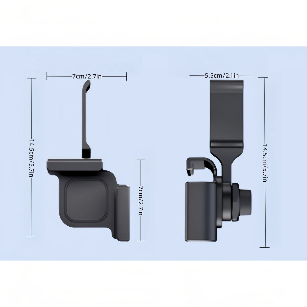 Monitor Headphone Hanger, Black