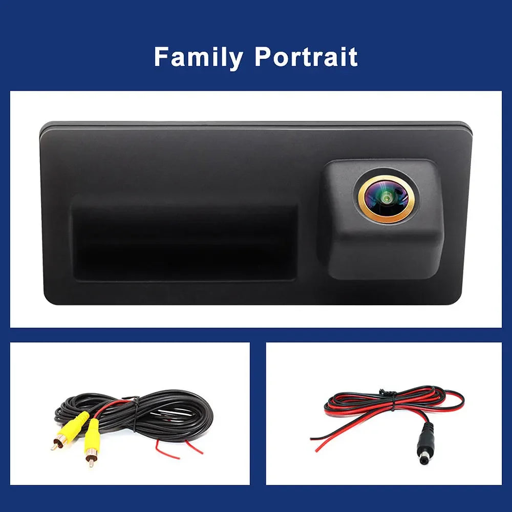 1080P AHD Car Rear View Camera 175° Wide Angle with Guide Lines