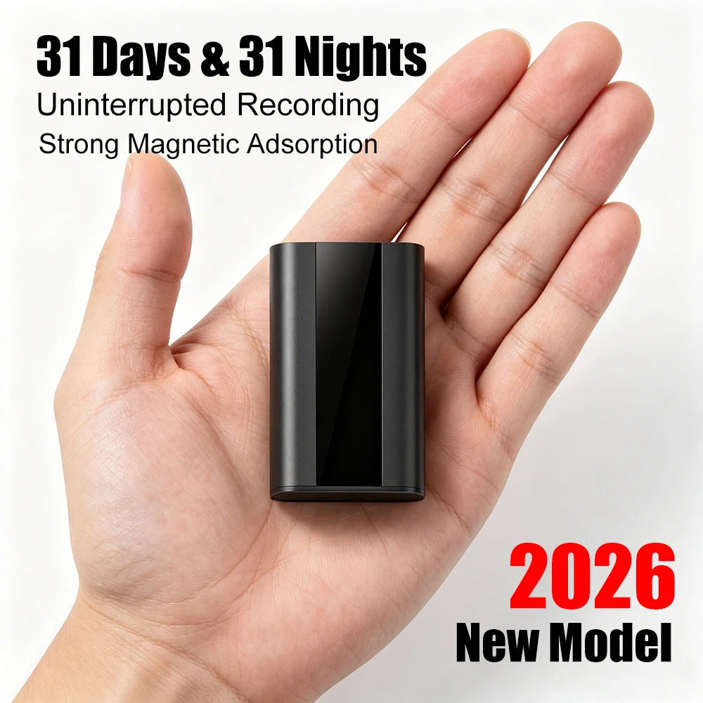 Smart Voice Recorder 360° Omnidirectional Pickup, Timing Recording, Magnetic Fixation, Compatible with Phone/Computer 64GB