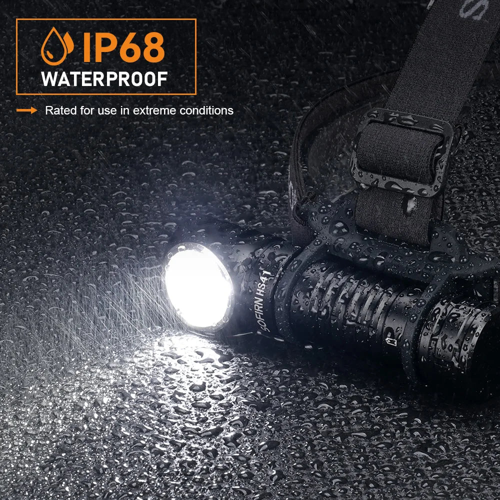 SOFIRN HS41 4000 Lumen Rechargeable LED Headlamp