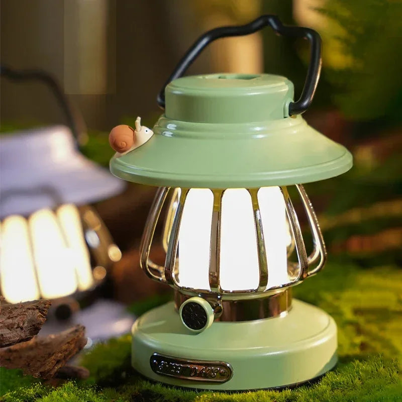 Punjiva kamp-lampa s temperaturnom bojom svjetla